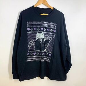 Melissa Etheridge The Thread Shop Long Sleeve Graphic Holiday Sweatshirt Size 2X